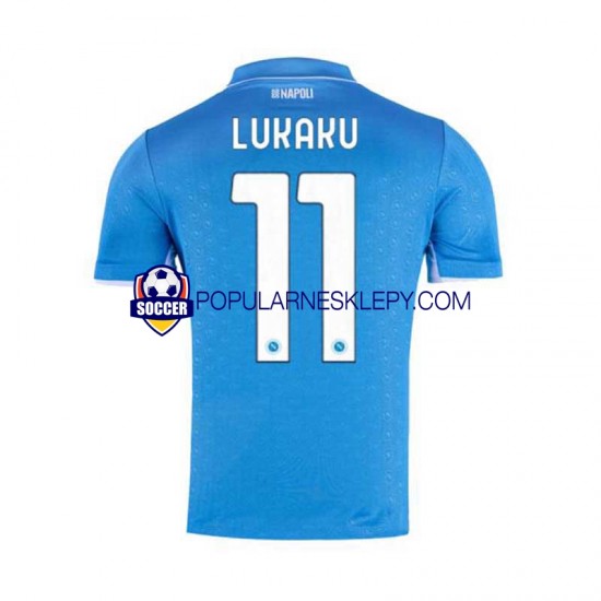 Koszulka Krótka Męska Napoli Pierwszy strój Lukaku 11 2024-2025