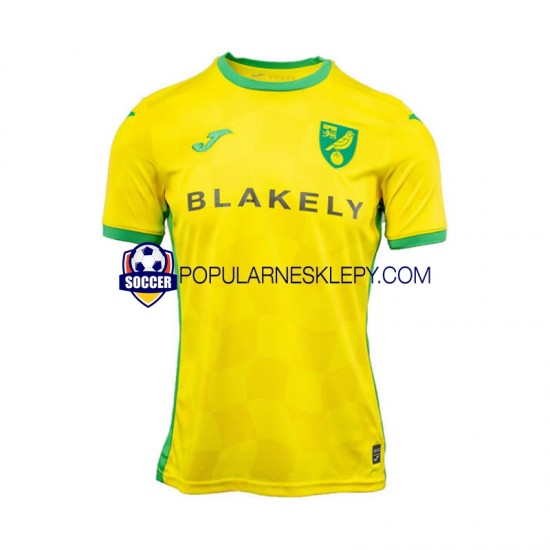 Koszulka Krótka Męska Norwich City Pierwszy strój 2024-2025